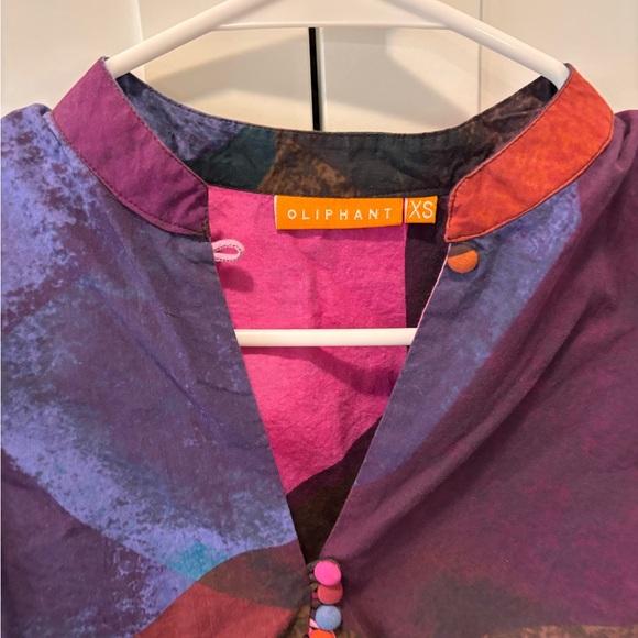 Oliphant Multicolor Abstract Top - Picture 2 of 3